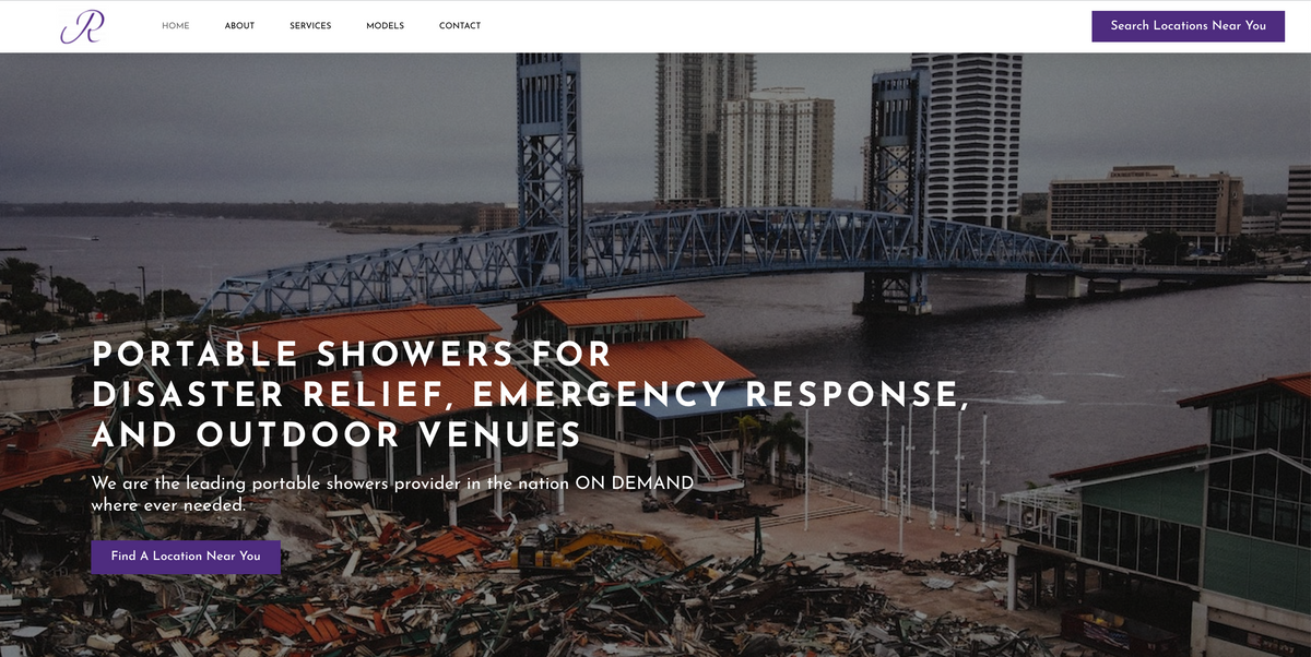 Website Completion | Portableshowerrentals.com